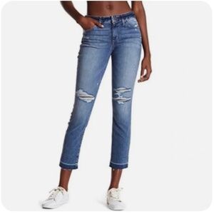 Joe's Jeans Distressed Ankle Cropped Jeans